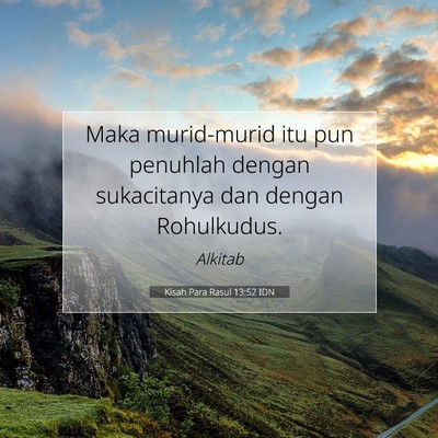 Kisah Para Rasul 13:52 IDN Gambar Ayat Alkitab