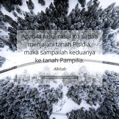 Kisah Para Rasul 14:24 Ayat Alkitab Dijelaskan