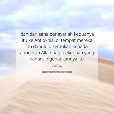 Kisah Para Rasul 14:26 IDN Gambar Ayat Alkitab