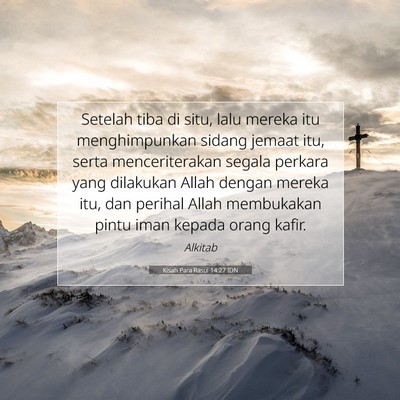 Kisah Para Rasul 14:27 IDN Gambar Ayat Alkitab