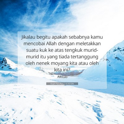 Kisah Para Rasul 15:10 IDN Gambar Ayat Alkitab