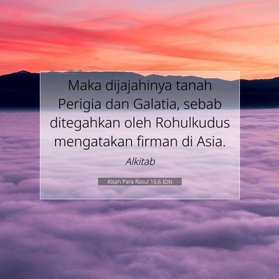 Kisah Para Rasul 16:6 IDN Gambar Ayat Alkitab