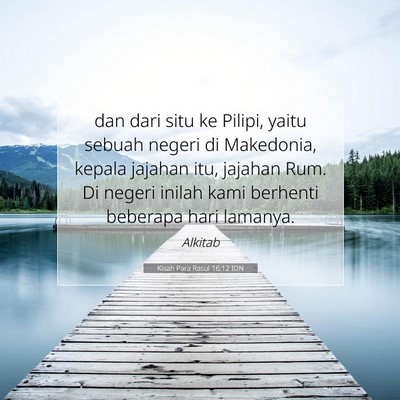 Kisah Para Rasul 16:12 IDN Gambar Ayat Alkitab