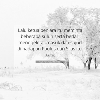 Kisah Para Rasul 16:29 IDN Gambar Ayat Alkitab