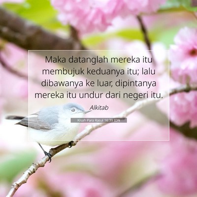 Kisah Para Rasul 16:39 Ayat Alkitab Dijelaskan