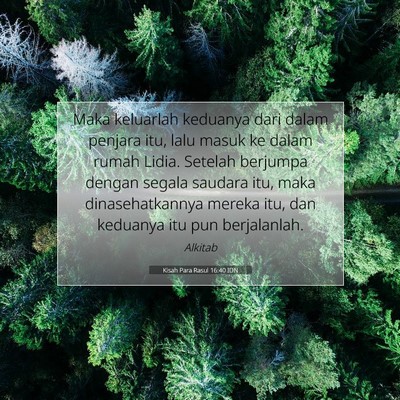 Kisah Para Rasul 16:40 IDN Gambar Ayat Alkitab