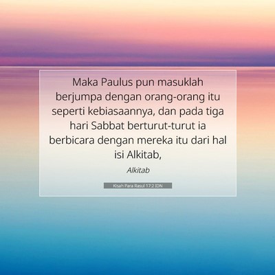 Kisah Para Rasul 17:2 IDN Gambar Ayat Alkitab