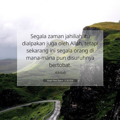 Kisah Para Rasul 17:30 IDN Gambar Ayat Alkitab