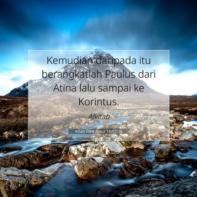 Kisah Para Rasul 18:1 IDN Gambar Ayat Alkitab