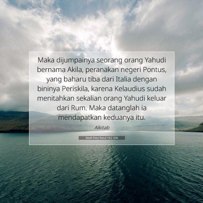 Kisah Para Rasul 18:2 IDN Gambar Ayat Alkitab