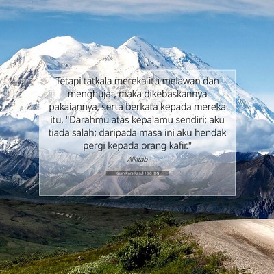 Kisah Para Rasul 18:6 Ayat Alkitab Dijelaskan