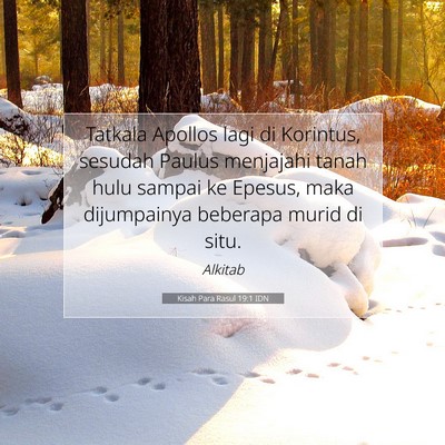 Kisah Para Rasul 19:1 IDN Gambar Ayat Alkitab