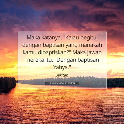 Kisah Para Rasul 19:3 IDN Gambar Ayat Alkitab