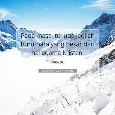 Kisah Para Rasul 19:23 IDN Gambar Ayat Alkitab