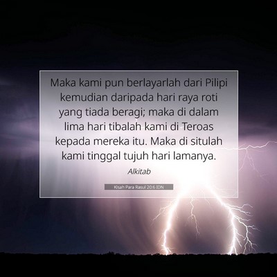 Kisah Para Rasul 20:6 Ayat Alkitab Dijelaskan