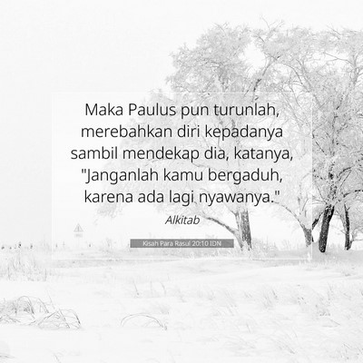 Kisah Para Rasul 20:10 IDN Gambar Ayat Alkitab