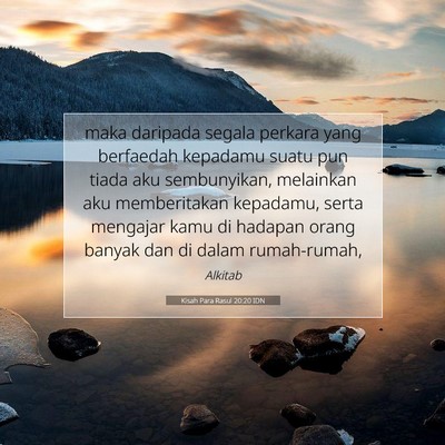 Kisah Para Rasul 20:20 Ayat Alkitab Dijelaskan