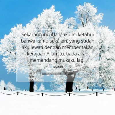 Kisah Para Rasul 20:25 IDN Gambar Ayat Alkitab