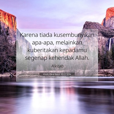 Kisah Para Rasul 20:27 IDN Gambar Ayat Alkitab