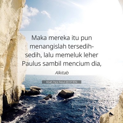 Kisah Para Rasul 20:37 IDN Gambar Ayat Alkitab