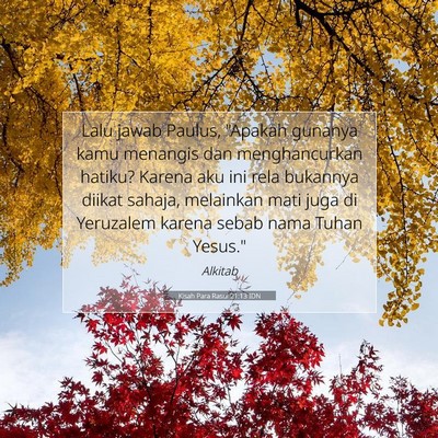 Kisah Para Rasul 21:13 IDN Gambar Ayat Alkitab