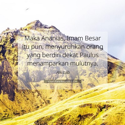 Kisah Para Rasul 23:2 IDN Gambar Ayat Alkitab