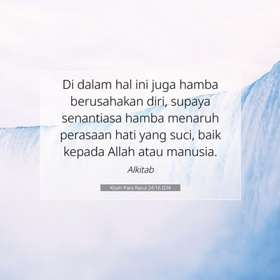 Kisah Para Rasul 24:16 IDN Gambar Ayat Alkitab