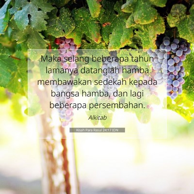 Kisah Para Rasul 24:17 IDN Gambar Ayat Alkitab
