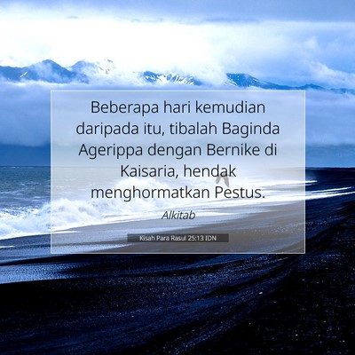 Kisah Para Rasul 25:13 IDN Gambar Ayat Alkitab