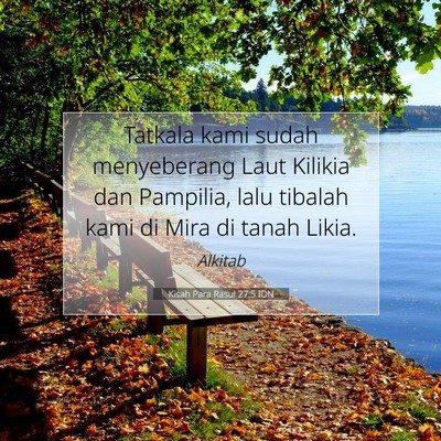 Kisah Para Rasul 27:5 Ayat Alkitab Dijelaskan