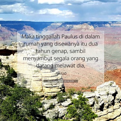Kisah Para Rasul 28:30 IDN Gambar Ayat Alkitab