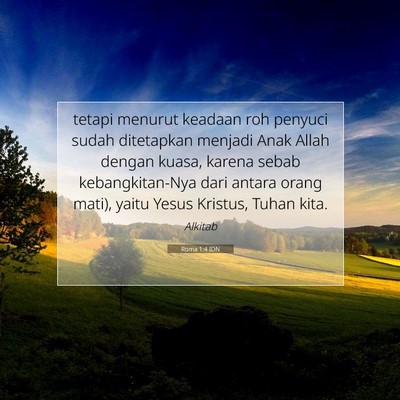 Roma 1:4 Ayat Alkitab Dijelaskan