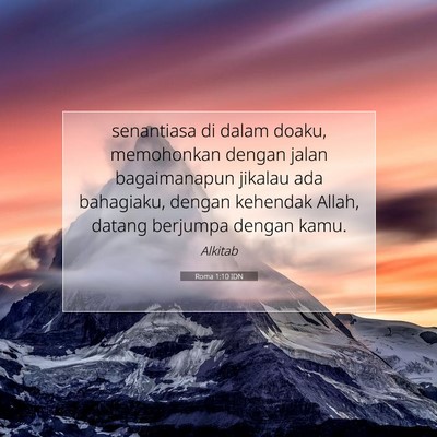Roma 1:10 Ayat Alkitab Dijelaskan
