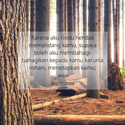 Roma 1:11 Ayat Alkitab Dijelaskan