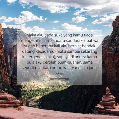 Roma 1:13 Ayat Alkitab Dijelaskan