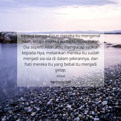 Roma 1:21 Ayat Alkitab Dijelaskan