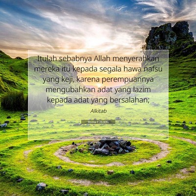 Roma 1:26 Ayat Alkitab Dijelaskan