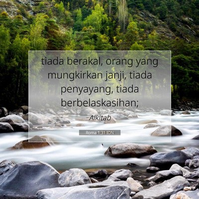 Roma 1:31 Ayat Alkitab Dijelaskan
