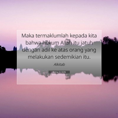 Roma 2:2 Ayat Alkitab Dijelaskan