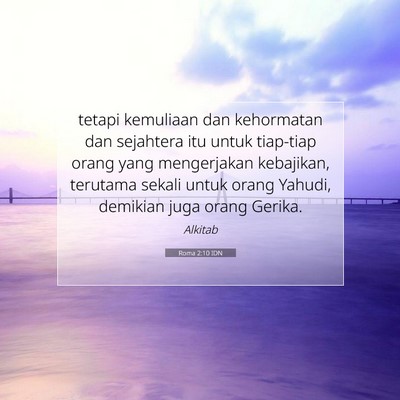 Roma 2:10 IDN Gambar Ayat Alkitab