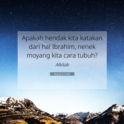 Roma 4:1 IDN Gambar Ayat Alkitab