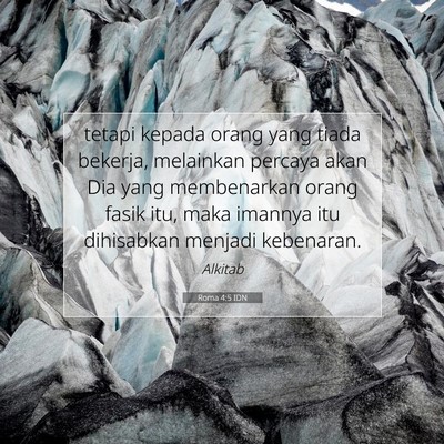 Roma 4:5 IDN Gambar Ayat Alkitab