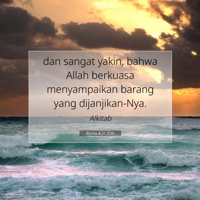 Roma 4:21 IDN Gambar Ayat Alkitab