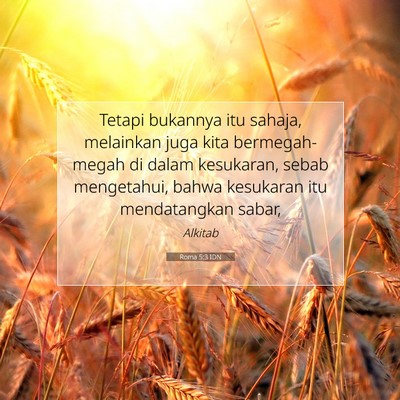 Roma 5:3 IDN Gambar Ayat Alkitab