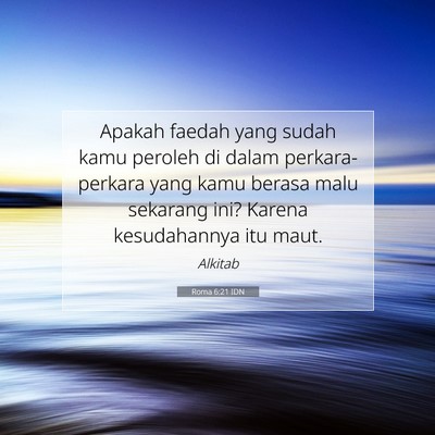 Roma 6:21 IDN Gambar Ayat Alkitab