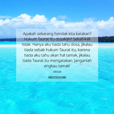 Roma 7:7 IDN Gambar Ayat Alkitab