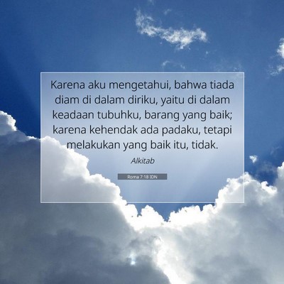 Roma 7:18 IDN Gambar Ayat Alkitab