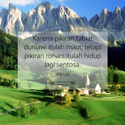 Roma 8:6 IDN Gambar Ayat Alkitab