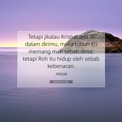 Roma 8:10 IDN Gambar Ayat Alkitab