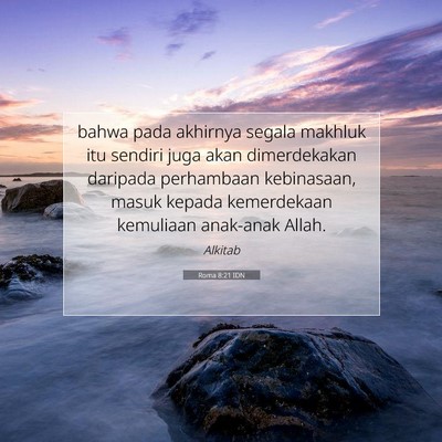 Roma 8:21 IDN Gambar Ayat Alkitab